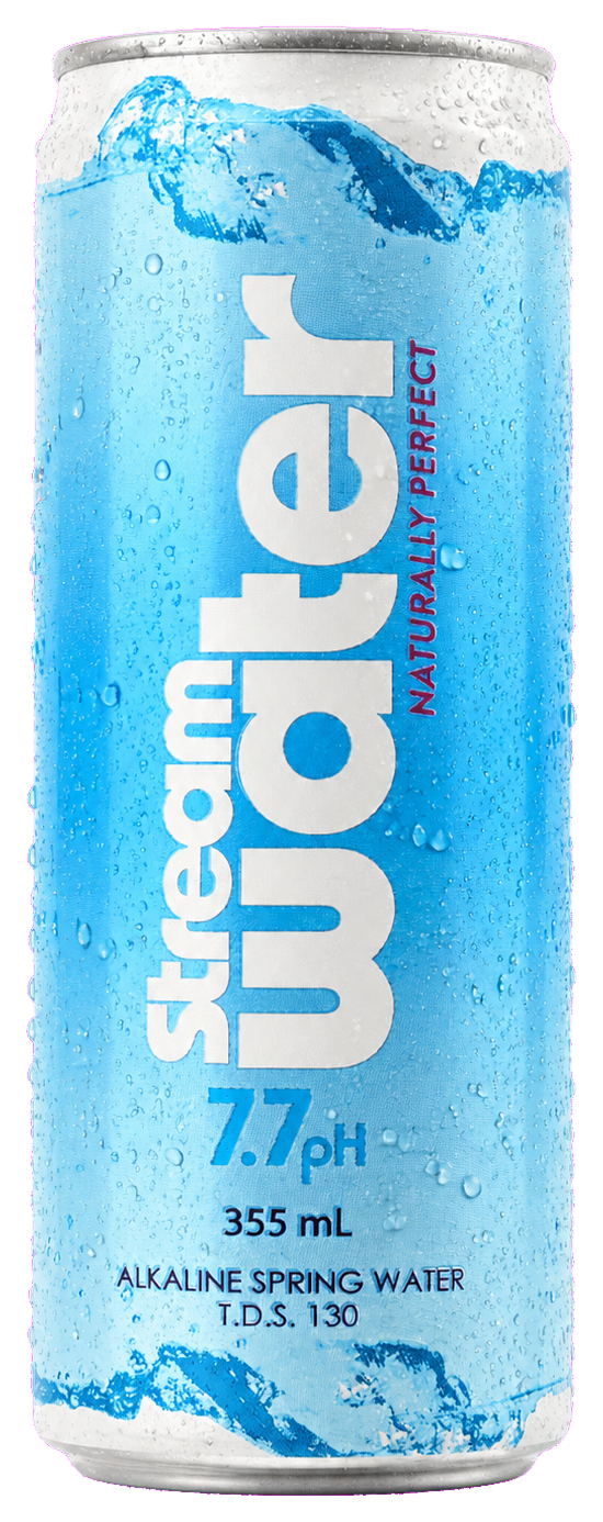 Stream Water aluminum can