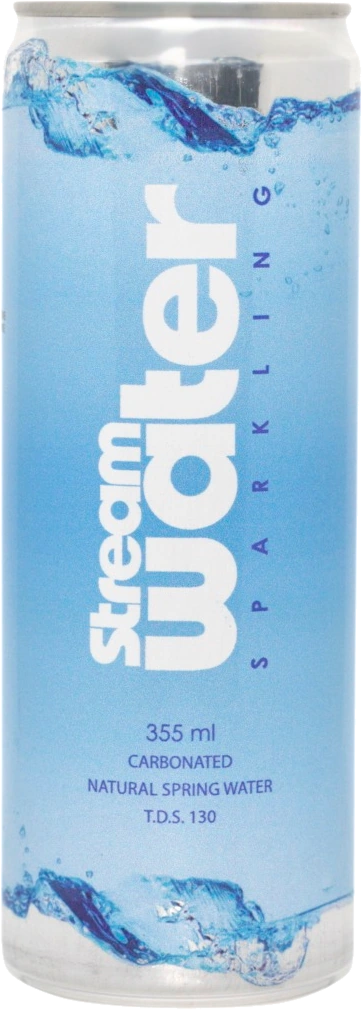 Stream Water sparkling spring water can